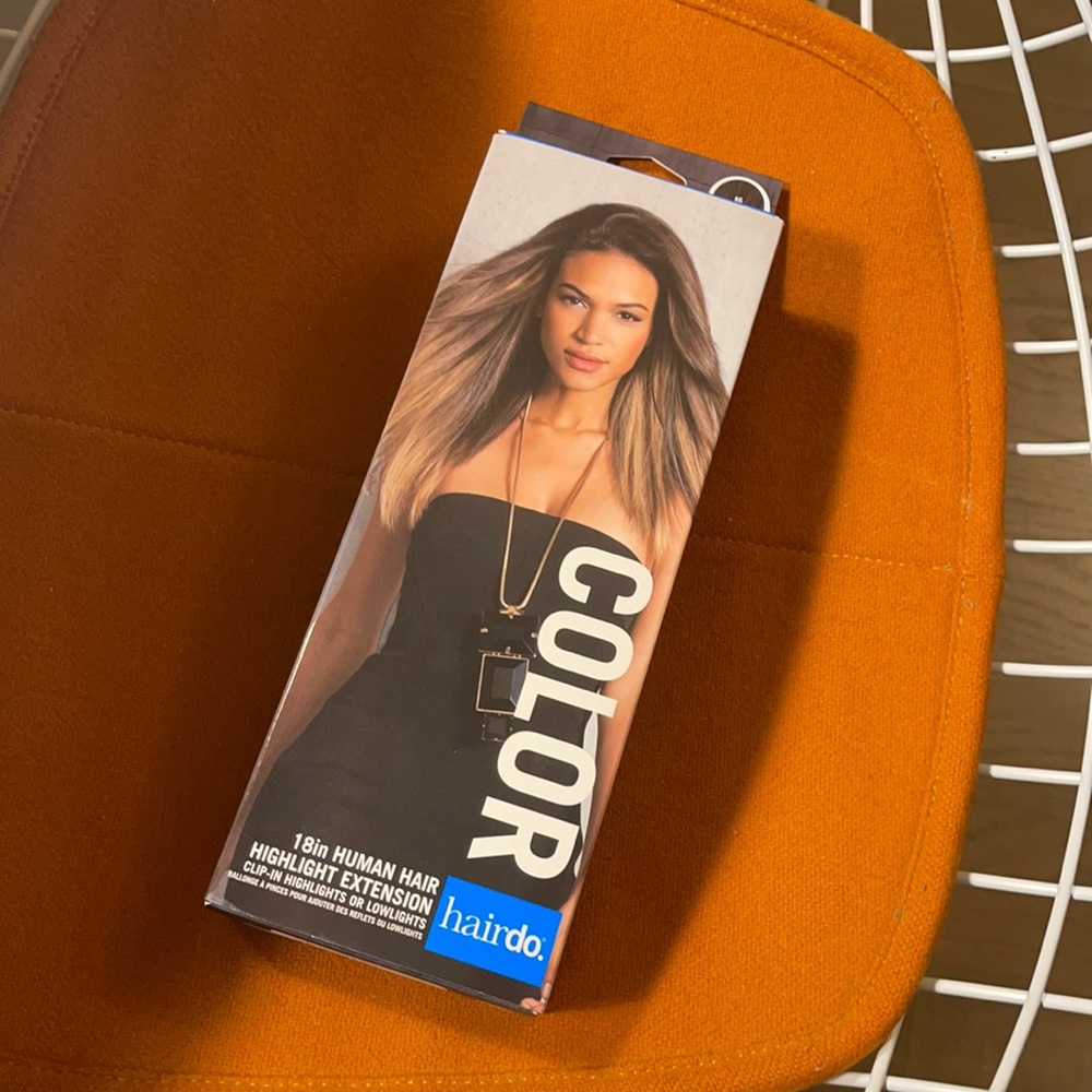 HairDo. 18in real human clip-in highlights